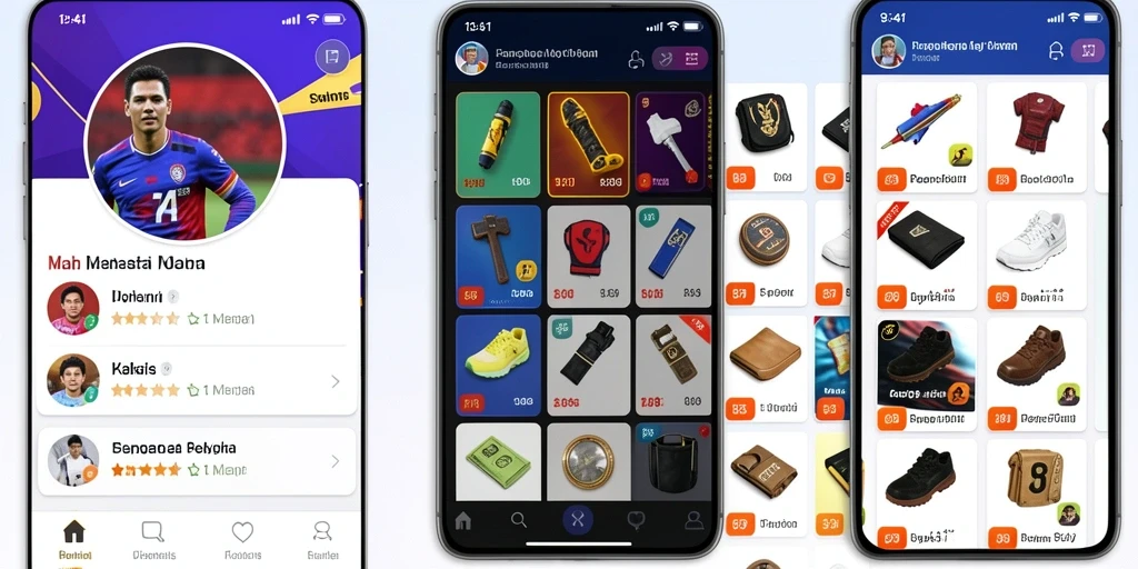 Tampilan awal game yang menarik dan ramah pengguna.