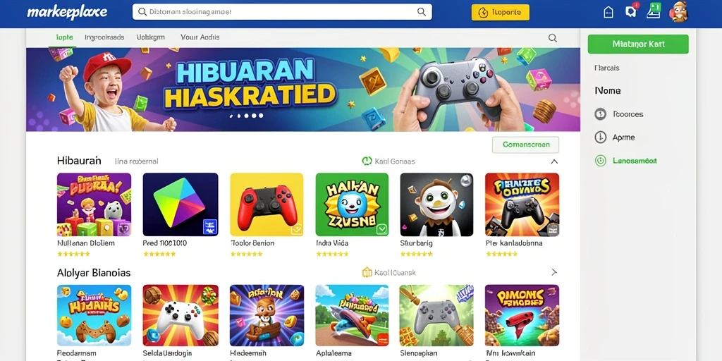 Tampilan grafis yang menakjubkan dalam aksi.