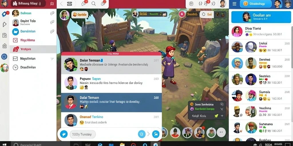 Screenshot menunjukkan karakter utama dalam aksi.