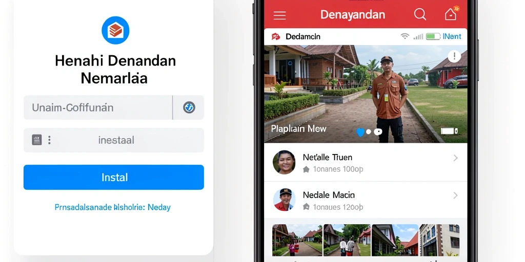 Tampilan awal aplikasi JOKO4D yang menarik dan modern.