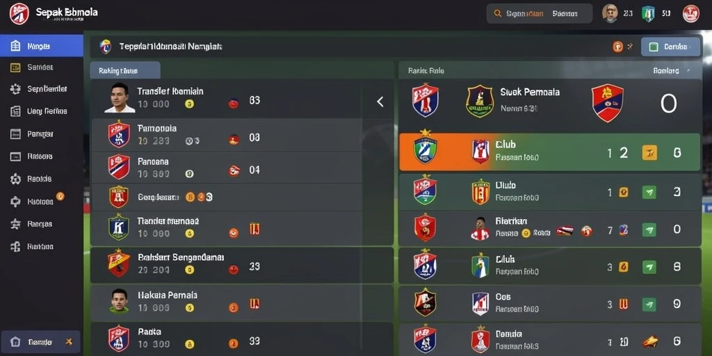 Tampilan menu utama yang menarik dan mudah dinavigasi.