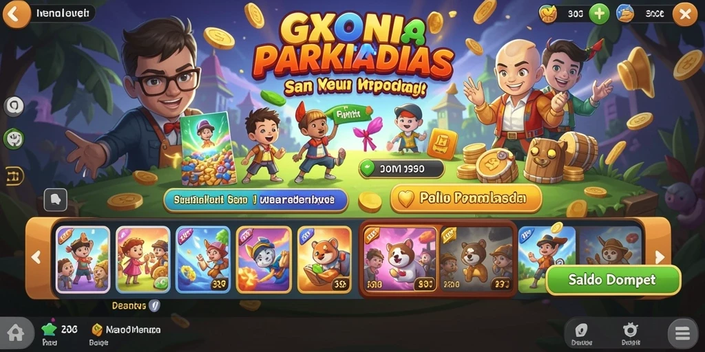 Grafis yang menawan dan penuh warna.