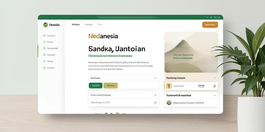 Tampilan antarmuka yang sederhana dan menarik.