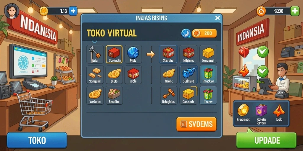 Tampilan antarmuka yang user-friendly.