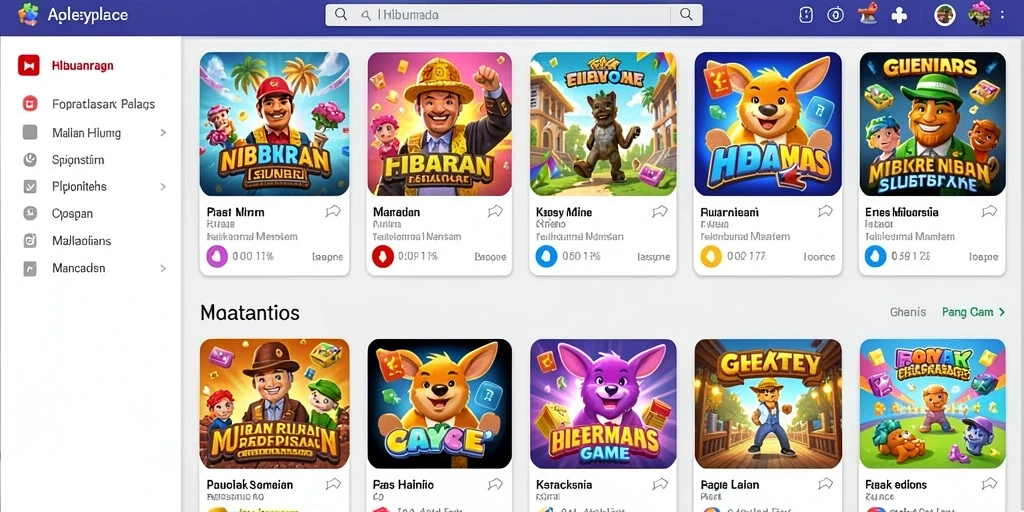Tampilan awal game LEDAKSLOT yang menarik.