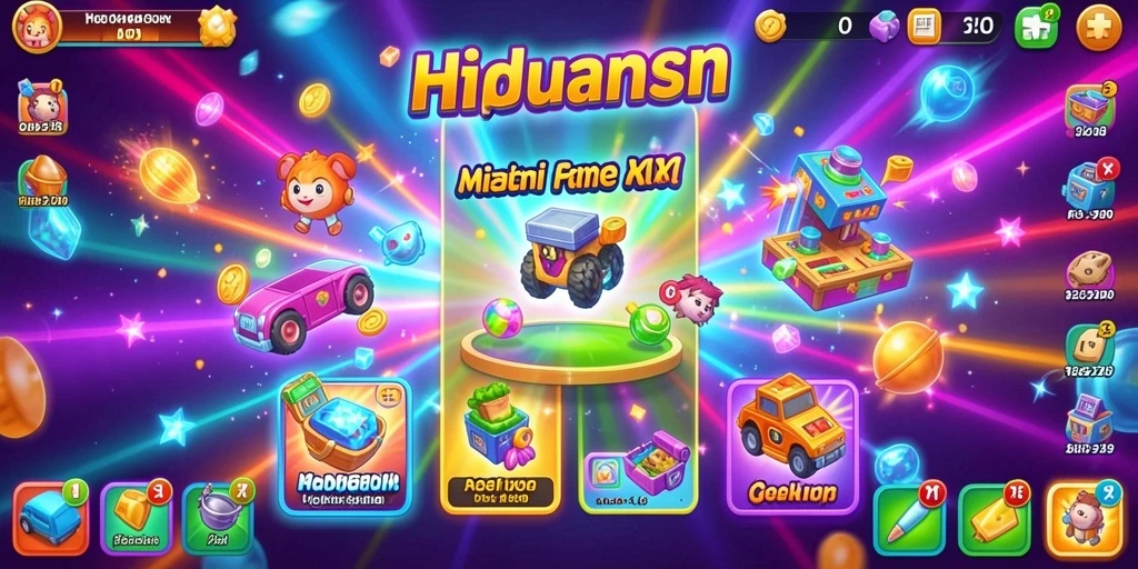 Tampilan utama LUCKYDF yang menarik dan interaktif.