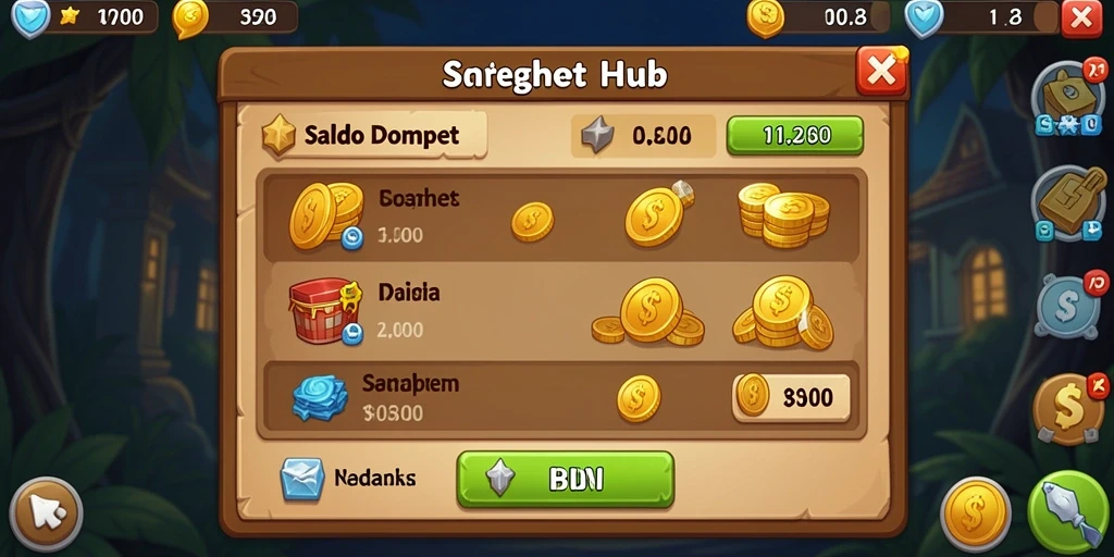 Gambar menampilkan aksi seru dalam gameplay OH222.
