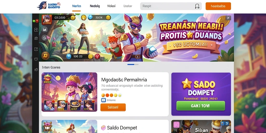 Tampilan awal PIONTOGEL dengan menu navigasi yang jelas.