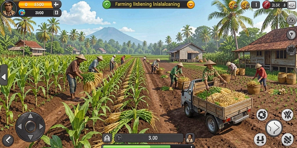Tampilan antarmuka game yang menarik dan user-friendly.
