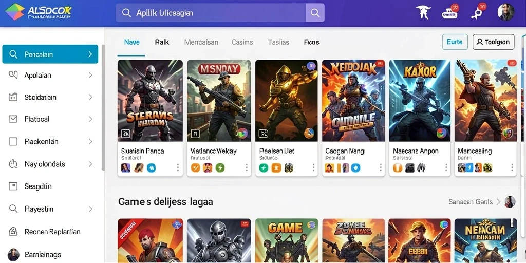 Screenshot petualangan pertama yang mendebarkan.