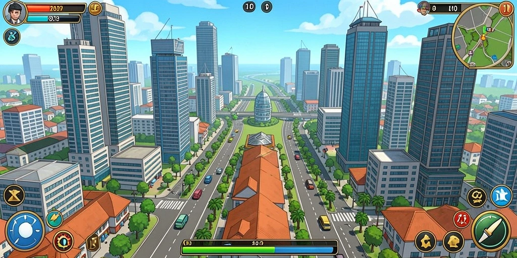 Tampilan awal aplikasi yang menarik dan user-friendly.