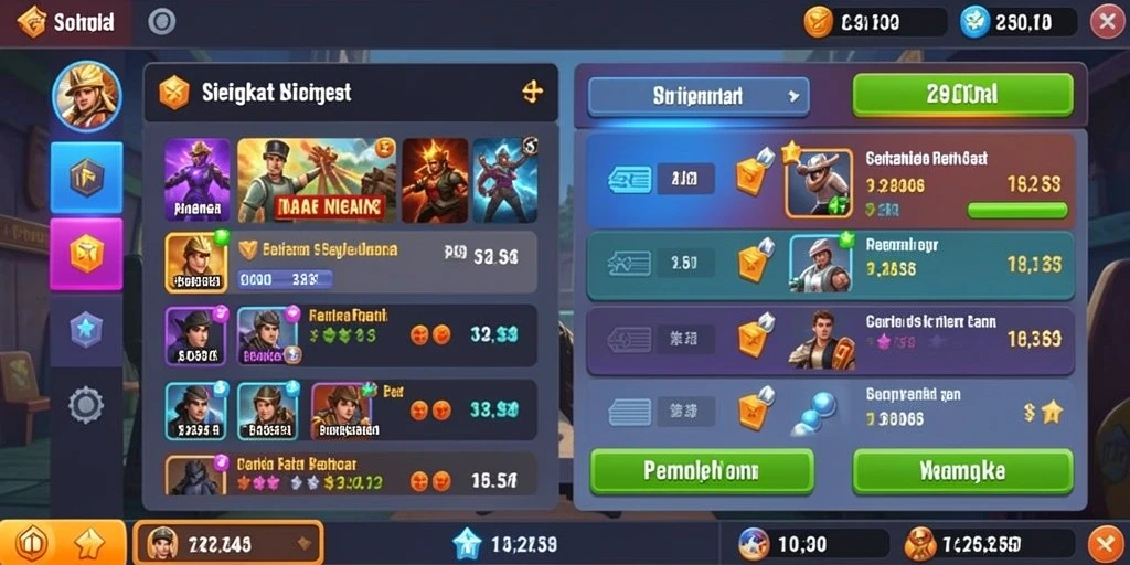 Tampilan antarmuka SGPSLOT yang menarik.