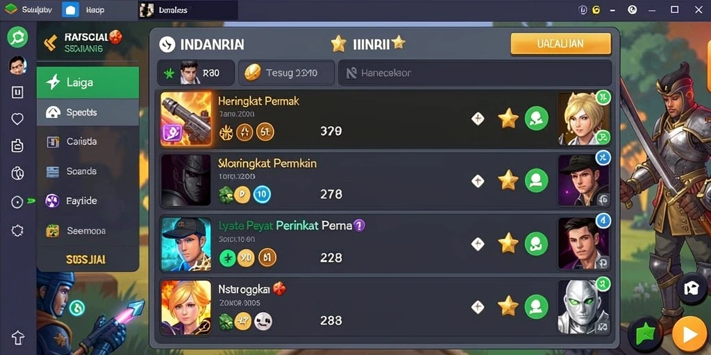Gambaran slot dengan tema tropis yang ceria.