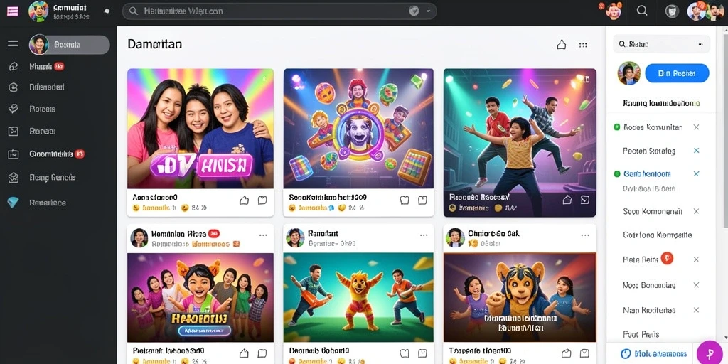 Tampilan antarmuka yang user-friendly dan menarik.