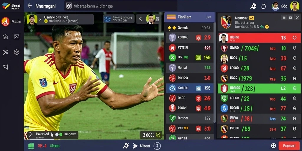 Screenshot pertama menampilkan tampilan utama permainan dengan kategori kuis.
