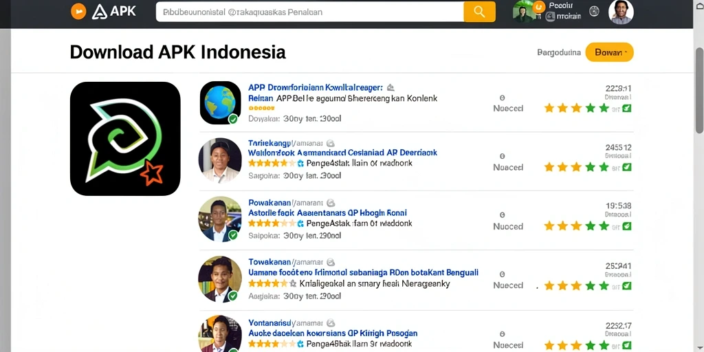 Tampilan antarmuka yang user-friendly.
